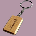 Wood keychains